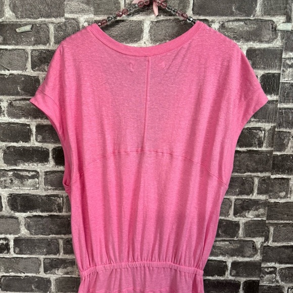 FP BEACH Free People Marlo Midi Dress Pockets Rose Bloom pink - Picture 12 of 13